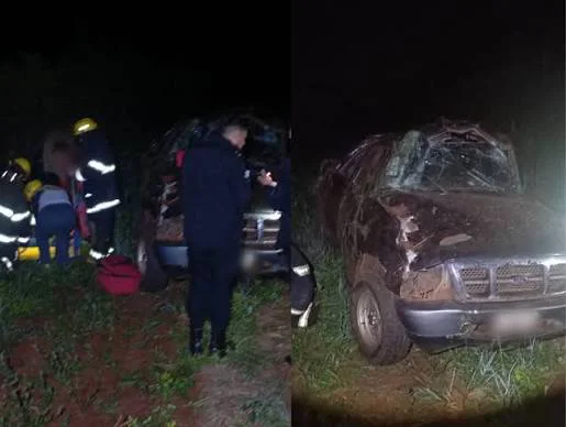 Automovilista despistó sobre la Ruta Provincial 19 y terminó hospitalizado
