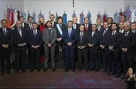 18 Gobernadores que firmaron el acuerdo con el Presidente Milei