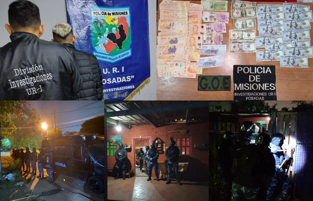 Capturaron al motochorro _Oreja_ en Posadas y desarticulan su banda