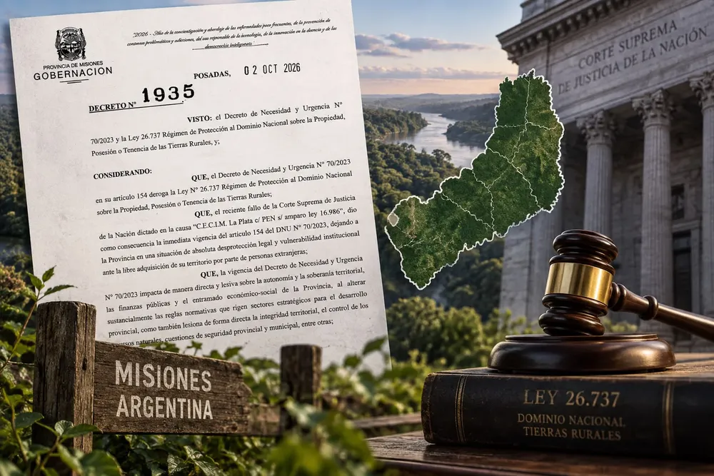 Misiones - Reclamo - Corte - Fiscalía de Estado - Decteto 1935/2026