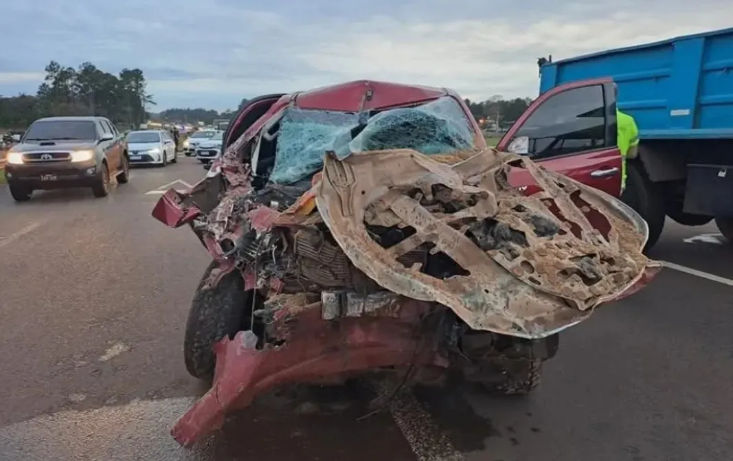 Candelaria falleció el conductor de una camioneta accidentada en la Ruta Nacional 12
