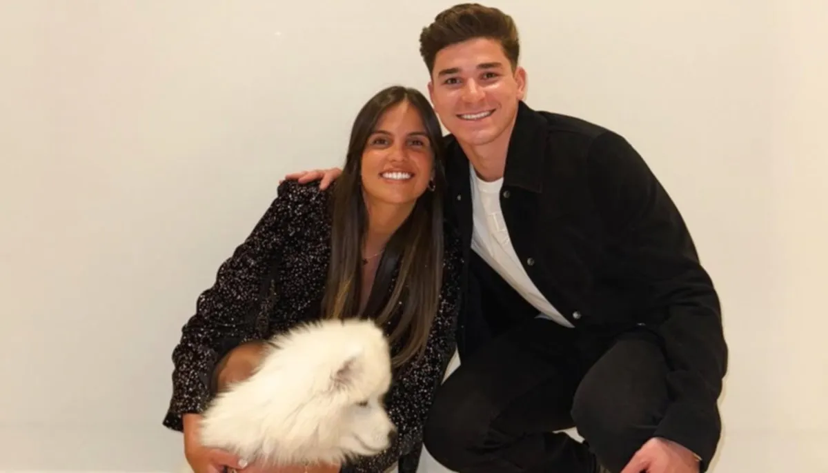 Julián Álvarez anunció que va a ser papá