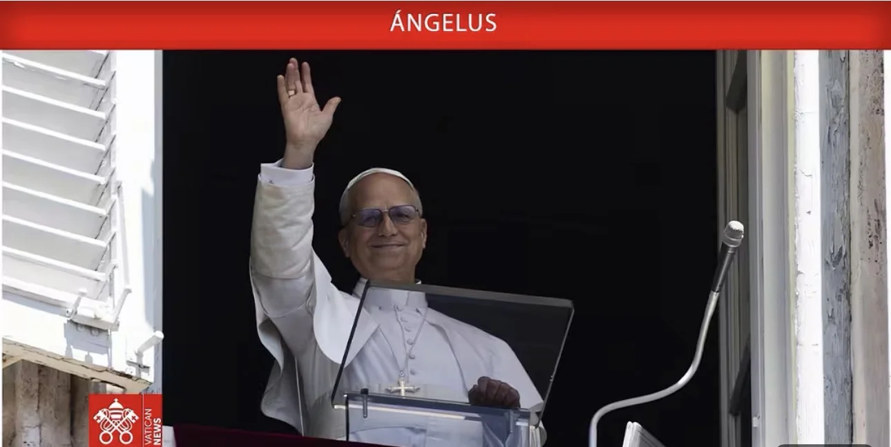 Papa León XIV. Angelus domingo 18 de octubre 