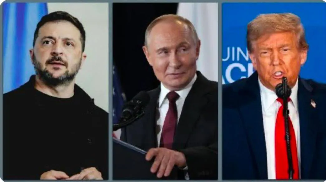 TRUMP PUTIN y ZELENSKY