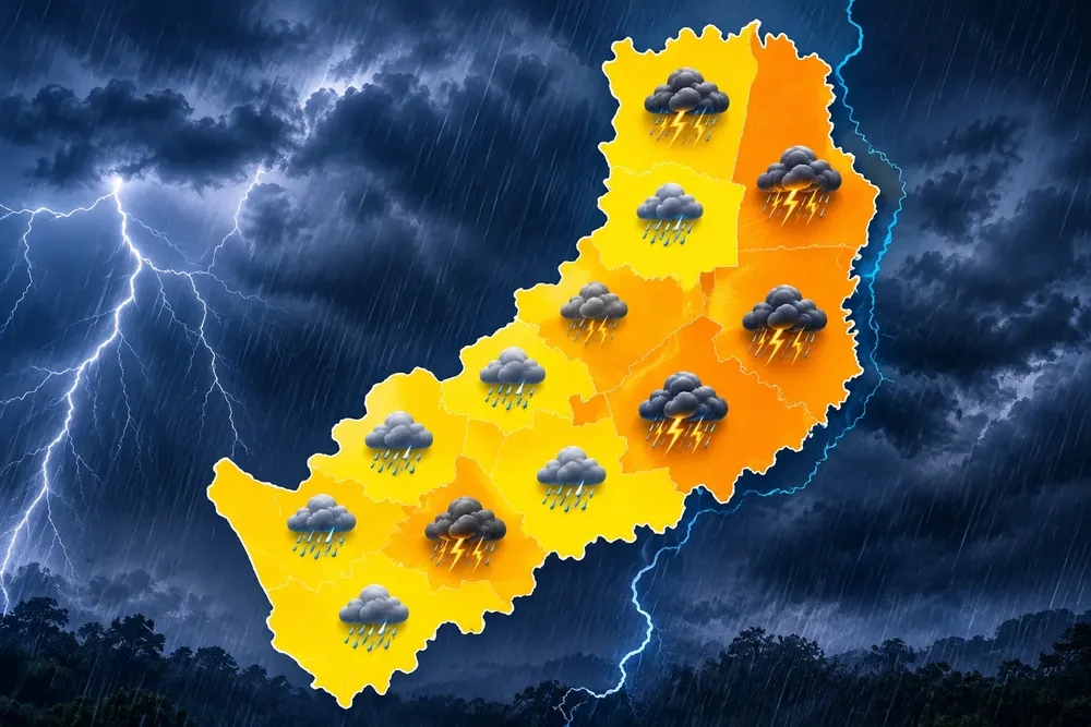 Misiones bajo alerta por tormentas y posibles crecidas