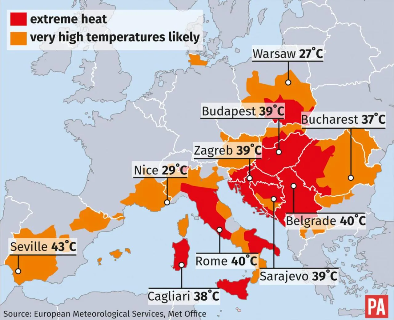 Temperaturas en Alerta