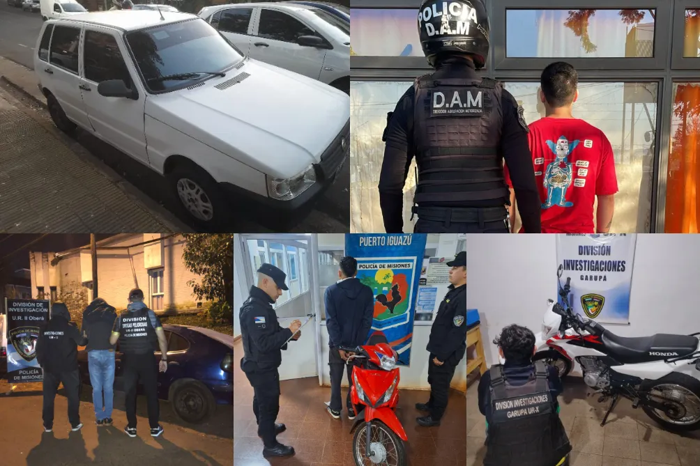 Circulaban con vehículos adulterados_ fueron interceptados y detenidos (1)