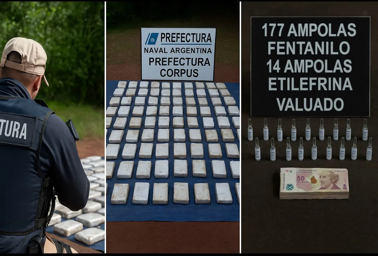 Incautación de 173 Kg de cocaína 177 ampollas de fentanilovaluada en 500 millones