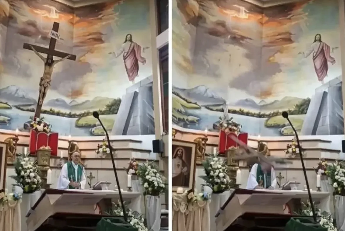 Ecuador: sacerdote falleció al caerle una cruz en la cabeza