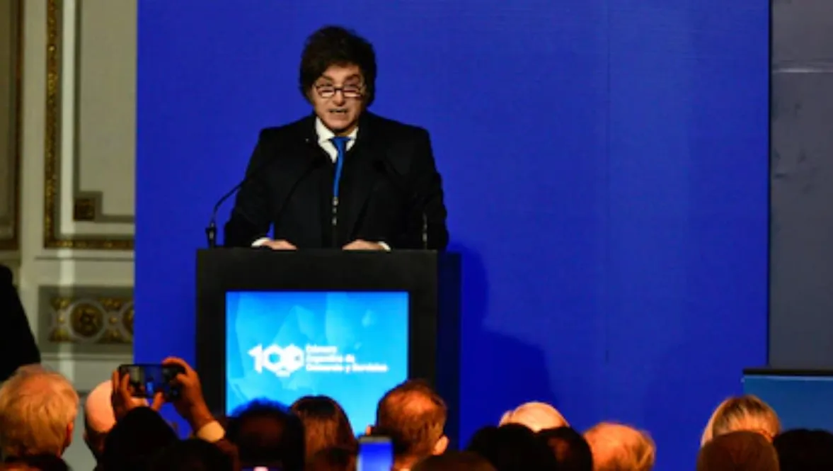 Javier Milei, este mediodía en el Council of The Américas