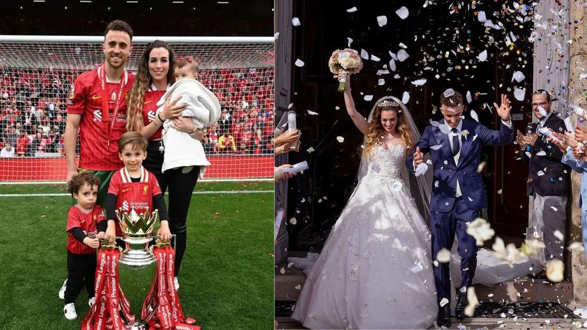 Diogo Jota y su familia