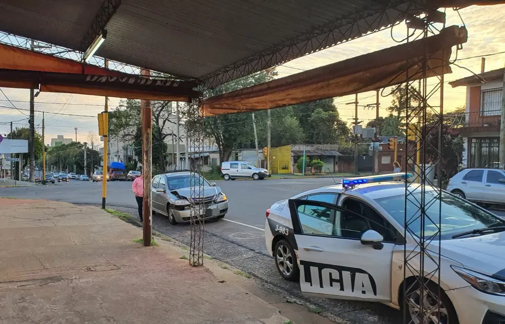 Una mujer resultó lesionada en un siniestro vial en Posadas