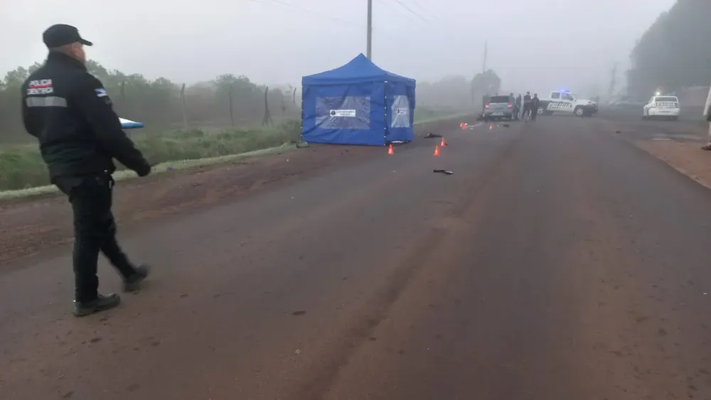 Murió un joven motociclista tras un choque en Posadas
