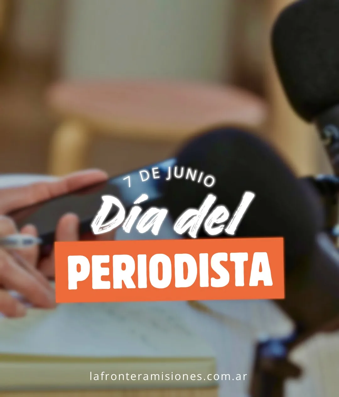 Historia de Instagram Día del Periodista Fotográfico Rojo y negro