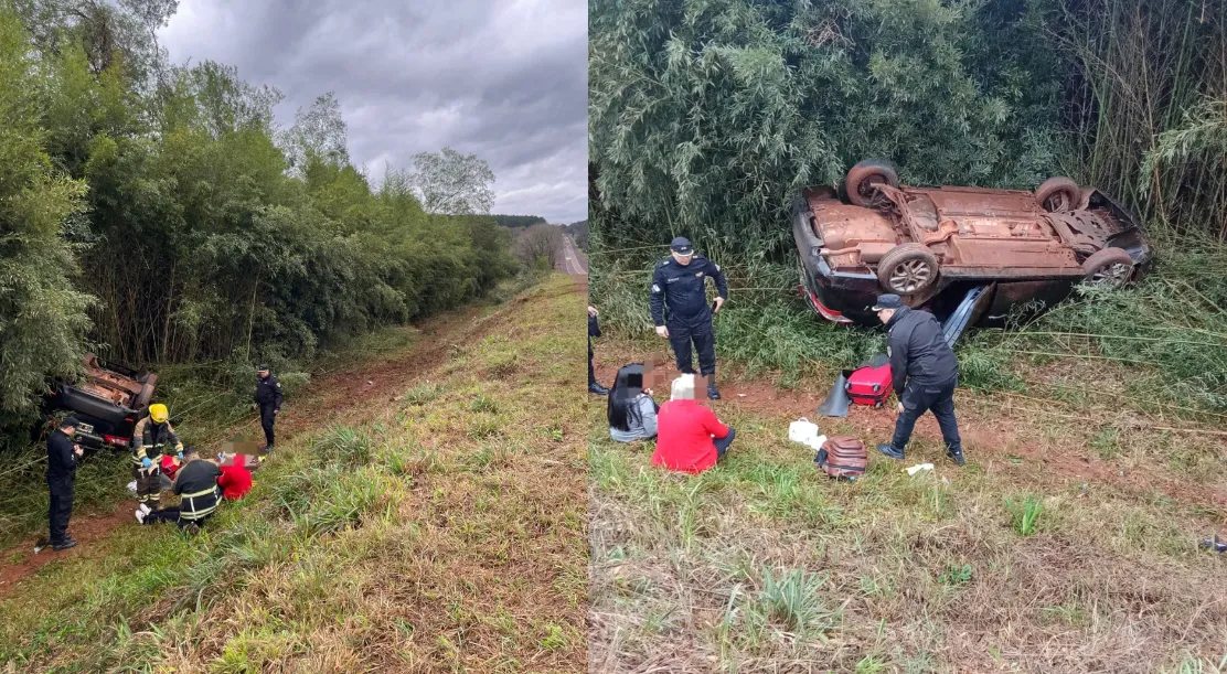 Despiste en Ruta 12 dejó dos mujeres lesionadas en Hipólito Yrigoyen
