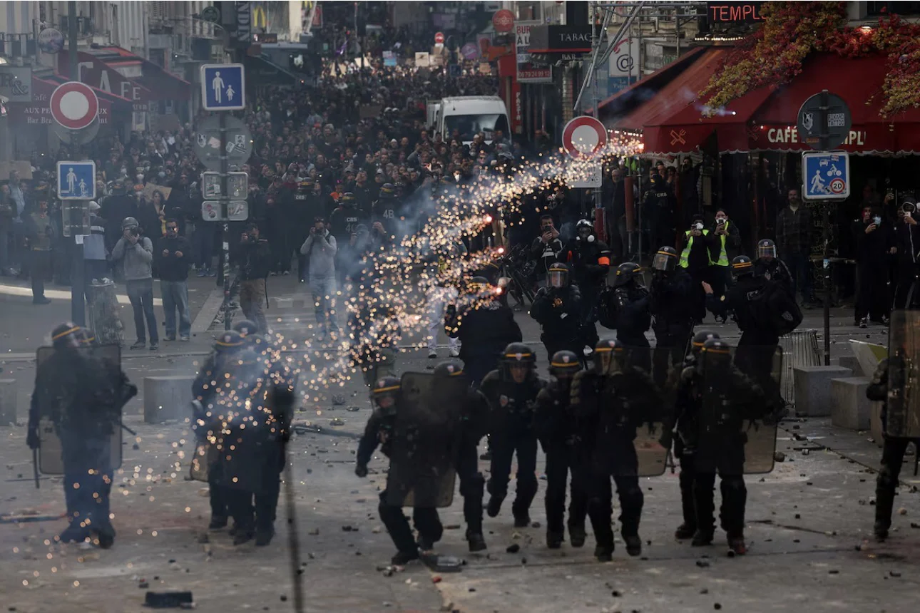 Francia protestas