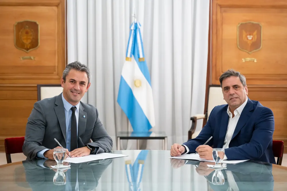 Martín Menem y Lisandro Catalán