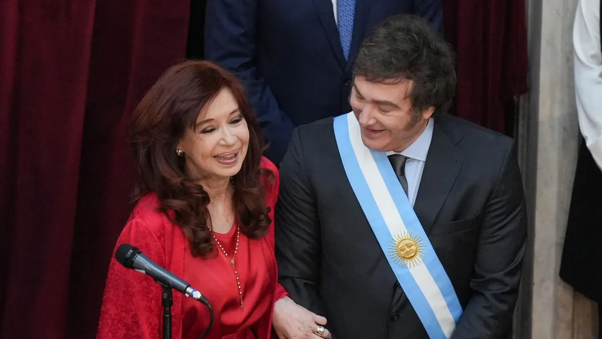 Milei con Cristina
