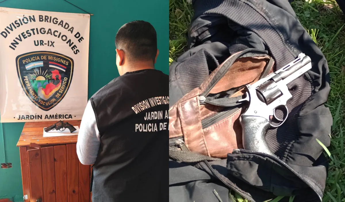 Detuvieron a un hombre armado en Jardín América