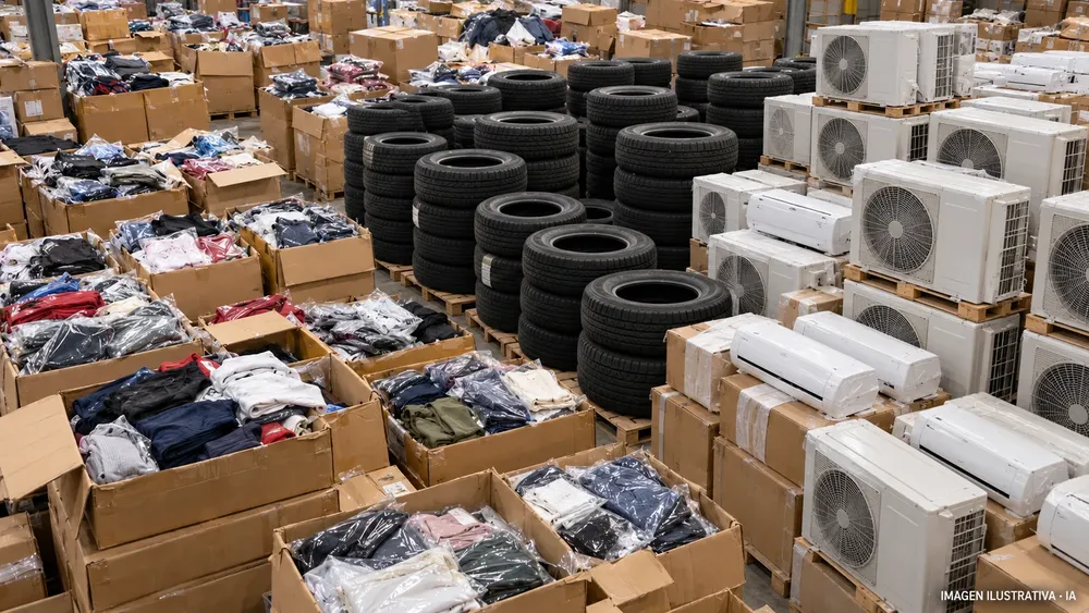 Imagen ilustrativa - mercadería entregada por ARCA al M de Gobierno