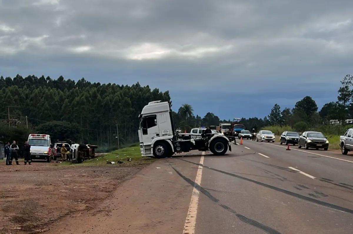 Siniestro fatal en la Ruta 14_ un hombre murió tras chocar con un camión