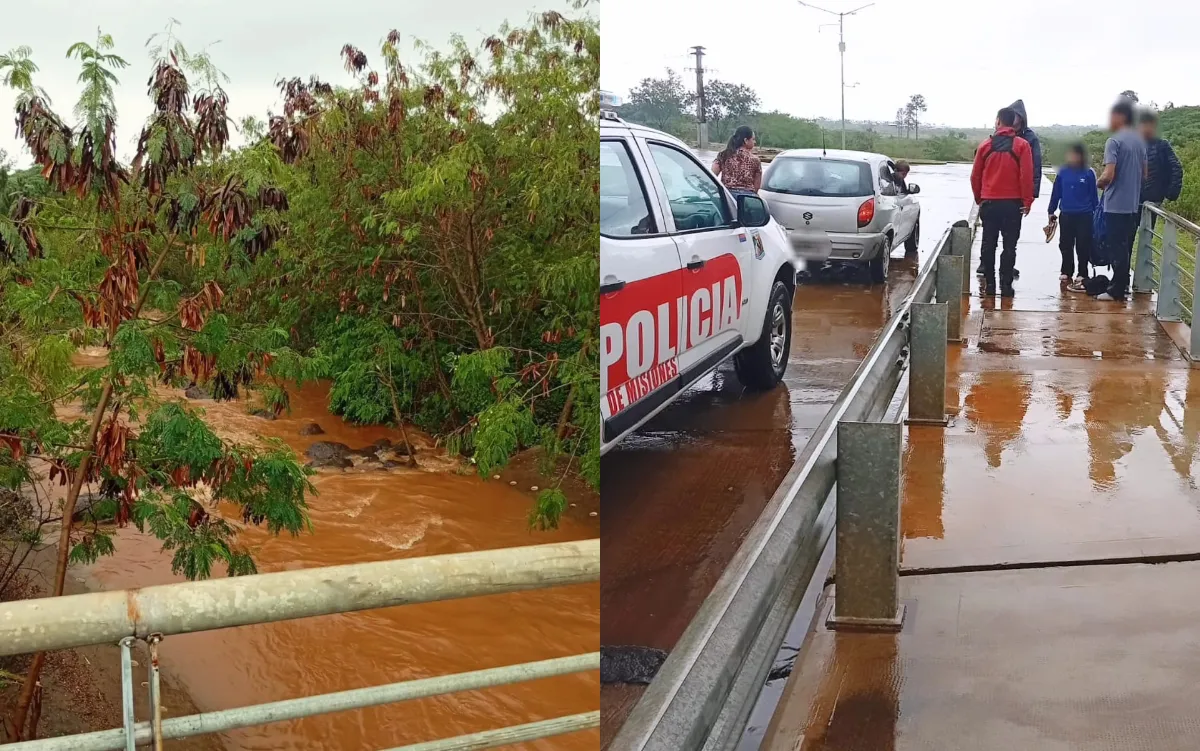 Rescataron a dos adolescentes arrastrados por el agua