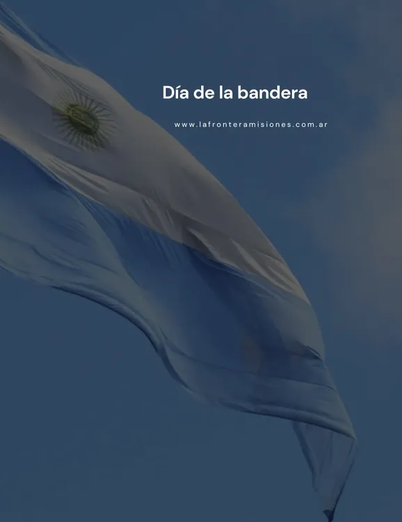Historia de Instagram Día de la Bandera Argentina Minimalista Blanco.png
