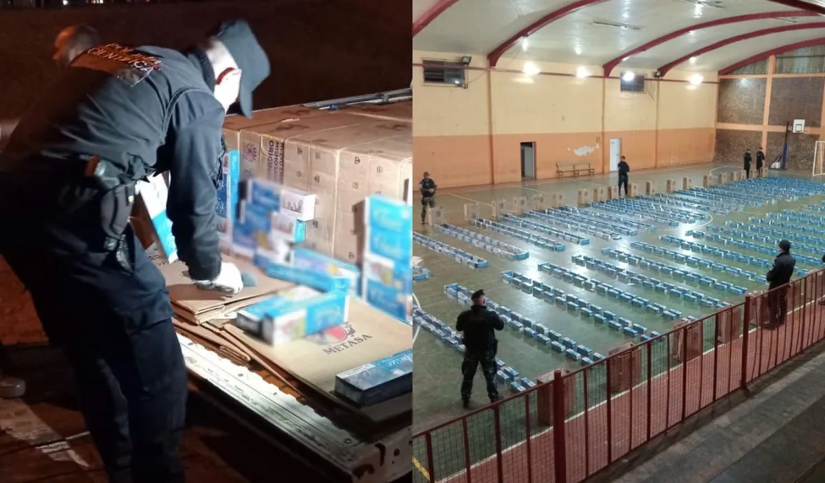 Incautaron una camioneta robada con más de 33 millones de pesos en cigarrillos de contrabando